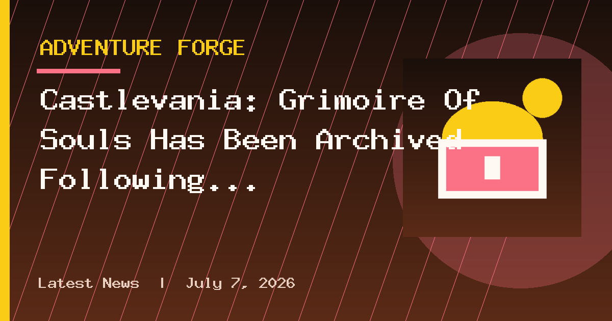 Castlevania: Grimoire Of Souls Has Been Archived Following Last Week's Shutdown