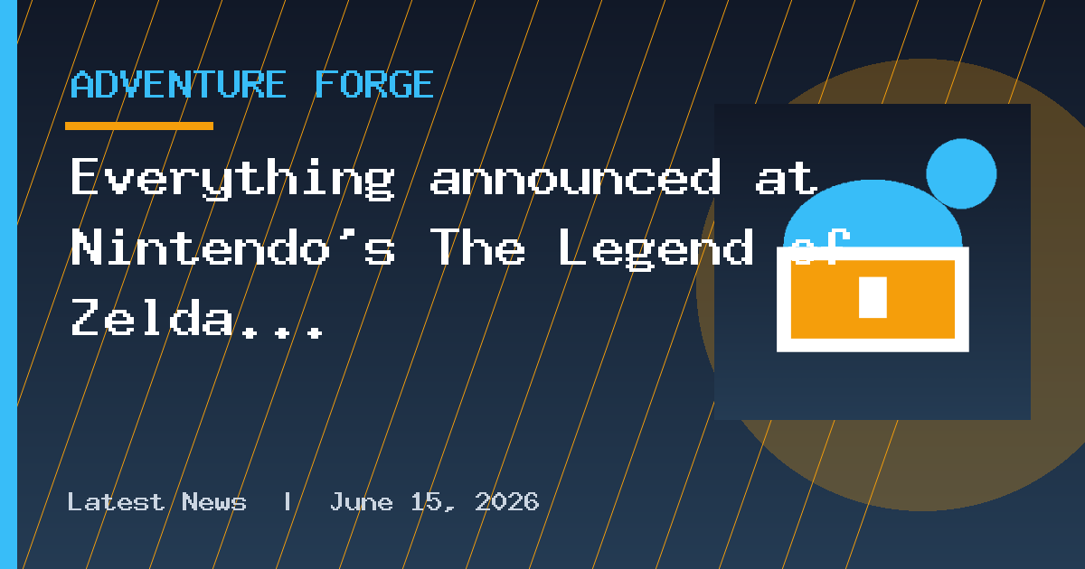 Everything announced at Nintendo's The Legend of Zelda 40th Anniversary Direct