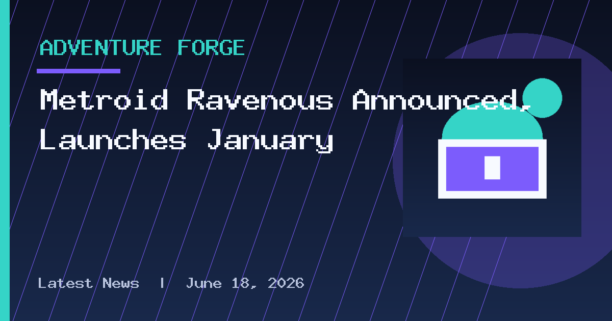 Metroid Ravenous Announced, Launches January