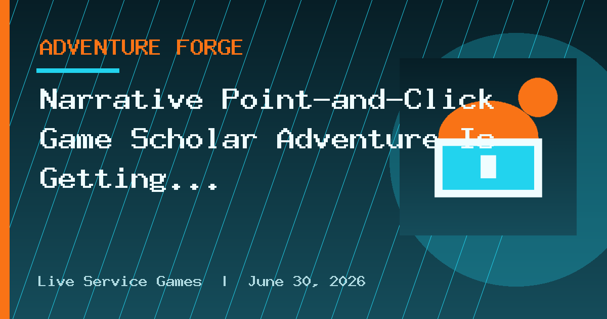 Narrative Point-and-Click Game Scholar Adventure Is Getting a Sequel Lost Night
